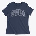 Danville New Hampshire Trendy Block Women's Cotton T-Shirt additional view 1