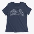 Sparta Michigan Trendy Block Women's Cotton T-Shirt additional view 1