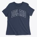 Del Rio Texas Trendy Block Women's Cotton T-Shirt additional view 1
