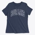 Sour Lake Texas Trendy Block Women's Cotton T-Shirt additional view 1