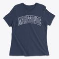 Manitowoc Wisconsin Trendy Block Women's Cotton T-Shirt additional view 1