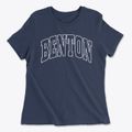 Benton Tennessee Trendy Block Women's Cotton T-Shirt additional view 1