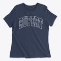 Rupert West Virginia Trendy Block Women's Cotton T-Shirt additional view 1