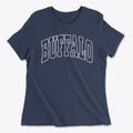 Buffalo Illinois Trendy Block Women's Cotton T-Shirt additional view 1