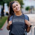 Middle Amana Iowa Trendy Block Women's Cotton T-Shirt additional view 2