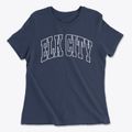 Elk City Kansas Trendy Block Women's Cotton T-Shirt additional view 1