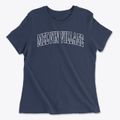 Melvin Village New Hampshire Trendy Block Women's Cotton T-Shirt additional view 1