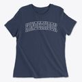 Kinderhook Illinois Trendy Block Women's Cotton T-Shirt additional view 1