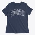 Symerton Illinois Trendy Block Women's Cotton T-Shirt additional view 1