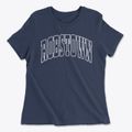 Robstown Texas Trendy Block Women's Cotton T-Shirt additional view 1