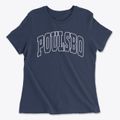 Poulsbo Washington Trendy Block Women's Cotton T-Shirt additional view 1