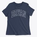 Bryan Ohio Trendy Block Women's Cotton T-Shirt additional view 1