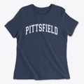 Pittsfield New Hampshire Varsity Women's Cotton T-Shirt additional view 1