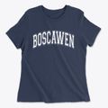 Boscawen New Hampshire Varsity Women's Cotton T-Shirt additional view 1