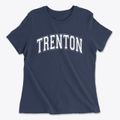 Trenton Illinois Varsity Women's Cotton T-Shirt additional view 1