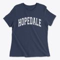 Hopedale Illinois Varsity Women's Cotton T-Shirt additional view 1