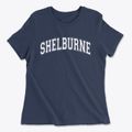 Shelburne New Hampshire Varsity Women's Cotton T-Shirt additional view 1
