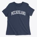 Mccausland Iowa Varsity Women's Cotton T-Shirt additional view 1