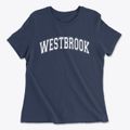 Westbrook Texas Varsity Women's Cotton T-Shirt additional product view 1