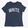 Waite Maine Varsity Women's Cotton T-Shirt additional view 1