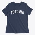 Totowa New Jersey Varsity Women's Cotton T-Shirt additional view 1