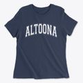 Altoona Wisconsin Varsity Women's Cotton T-Shirt additional view 1