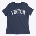 Vinton Iowa Urban Vibe Women's Cotton T-Shirt additional view 1