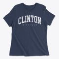 Clinton Michigan Urban Vibe Women's Cotton T-Shirt additional view 1