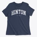 Hinton Iowa Urban Vibe Women's Cotton T-Shirt additional view 1