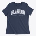 Blandon Pennsylvania Urban Vibe Women's Cotton T-Shirt additional view 1
