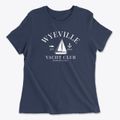 Wyeville Wisconsin Yacht Club Women's Cotton T-Shirt additional view 1
