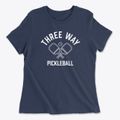 Three Way Arizona Pickleball Women's Cotton T-Shirt additional view 1