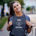 Tiny Virginia Pickleball Women's Cotton T-Shirt additional product view 2