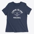 Lummi Island Washington Pickleball Women's Cotton T-Shirt additional view 1