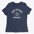 West Bethany Pennsylvania Pickleball Women's Cotton T-Shirt additional view 1