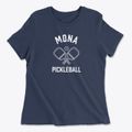 Mona Utah Pickleball Women's Cotton T-Shirt additional product view 1