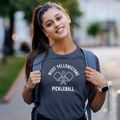 West Yellowstone Montana Pickleball Women's Cotton T-Shirt additional view 2