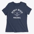 Dewey Beach Delaware Pickleball Women's Cotton T-Shirt additional view 1