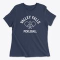 Valley Falls Rhode Island Pickleball Women's Cotton T-Shirt additional product view 1