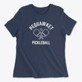 Pequawket New Hampshire Pickleball Women's Cotton T-Shirt additional view 1