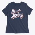 New Jersey Retro Candy Vibes Women's Cotton T-Shirt additional view 1