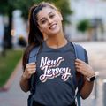 New Jersey Retro Candy Vibes Women's Cotton T-Shirt additional view 2
