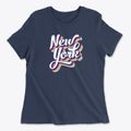 New York Retro Candy Vibes Women's Cotton T-Shirt additional view 1