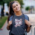 New York Retro Candy Vibes Women's Cotton T-Shirt additional view 2