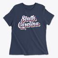 South Carolina Retro Candy Vibes Women's Cotton T-Shirt additional view 1