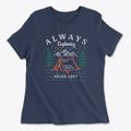 Always Exploring Never Lost Women's Cotton T-Shirt additional view 1