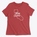 California Wine Country Women's Cotton T-Shirt additional view 1
