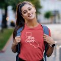 California Wine Country Women's Cotton T-Shirt additional view 2
