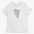 Nevada Pastel Women's Cotton T-Shirt additional product view 1