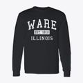 Ware Illinois Classic Established Classic Long Sleeve T-Shirt additional product view 1